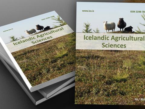 Mynd af kápu Icelandic Agricultural Sciences